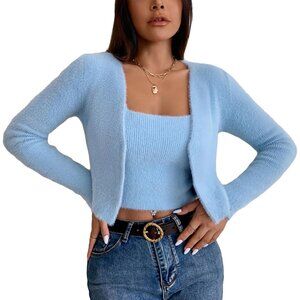 Wilfred Free 2-Piece Cropped Fleece Set M